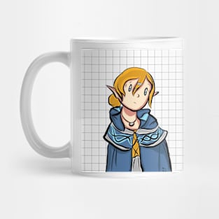 Dungeons and Dragons Character design with grid background Mug